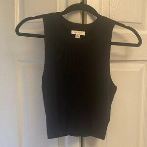 Topshop Ribbed Crop Tank